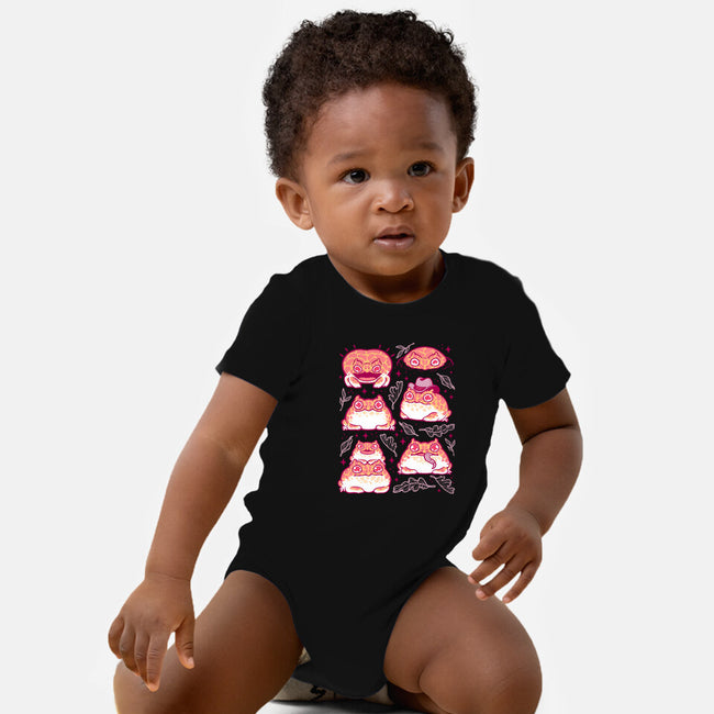 Cute Pacman Frog-Baby-Basic-Onesie-xMorfina