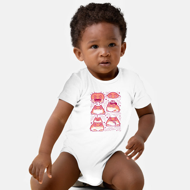 Cute Pacman Frog-Baby-Basic-Onesie-xMorfina