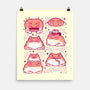 Cute Pacman Frog-None-Matte-Poster-xMorfina