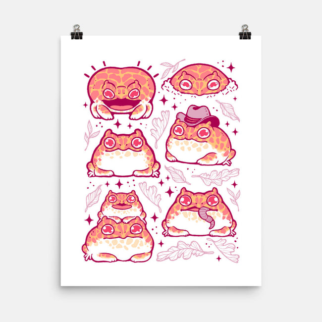 Cute Pacman Frog-None-Matte-Poster-xMorfina