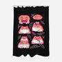 Cute Pacman Frog-None-Polyester-Shower Curtain-xMorfina
