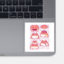 Cute Pacman Frog-None-Glossy-Sticker-xMorfina