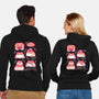 Cute Pacman Frog-Unisex-Zip-Up-Sweatshirt-xMorfina
