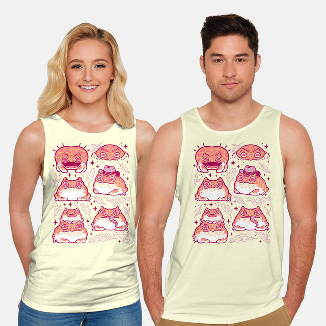 Cute Pacman Frog-Unisex-Basic-Tank-xMorfina