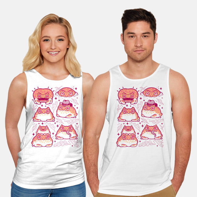 Cute Pacman Frog-Unisex-Basic-Tank-xMorfina