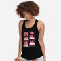 Cute Pacman Frog-Womens-Racerback-Tank-xMorfina