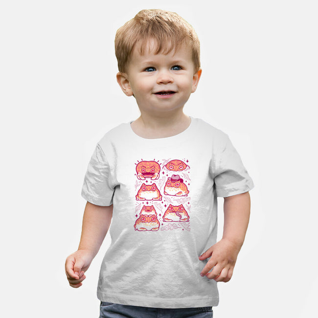Cute Pacman Frog-Baby-Basic-Tee-xMorfina