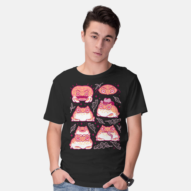 Cute Pacman Frog-Mens-Basic-Tee-xMorfina