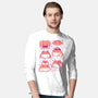 Cute Pacman Frog-Mens-Long Sleeved-Tee-xMorfina