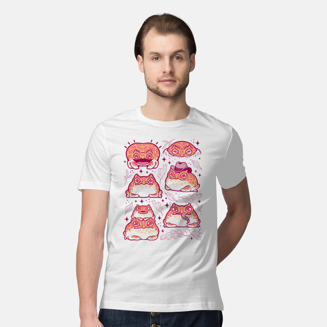 Cute Pacman Frog-Mens-Premium-Tee-xMorfina