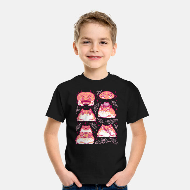 Cute Pacman Frog-Youth-Basic-Tee-xMorfina