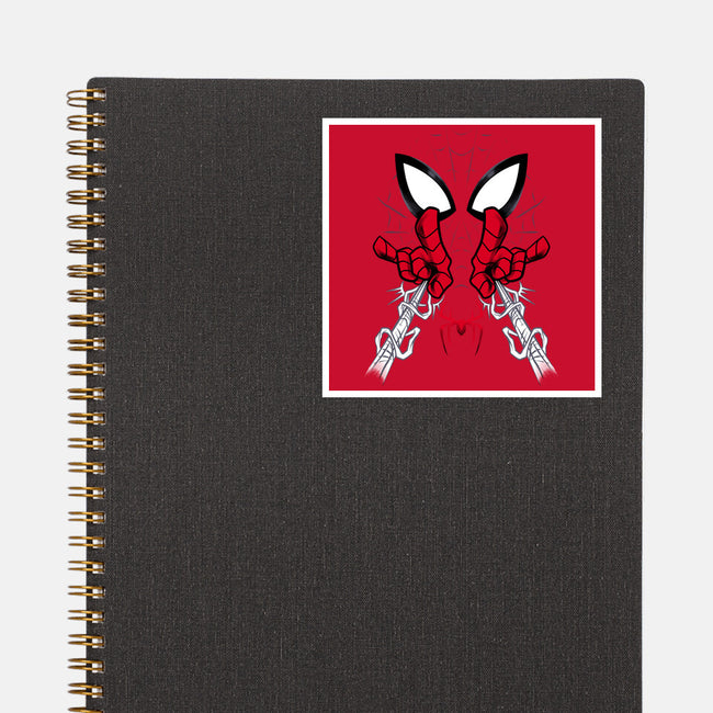 Web Shooter Hero-None-Glossy-Sticker-spoilerinc