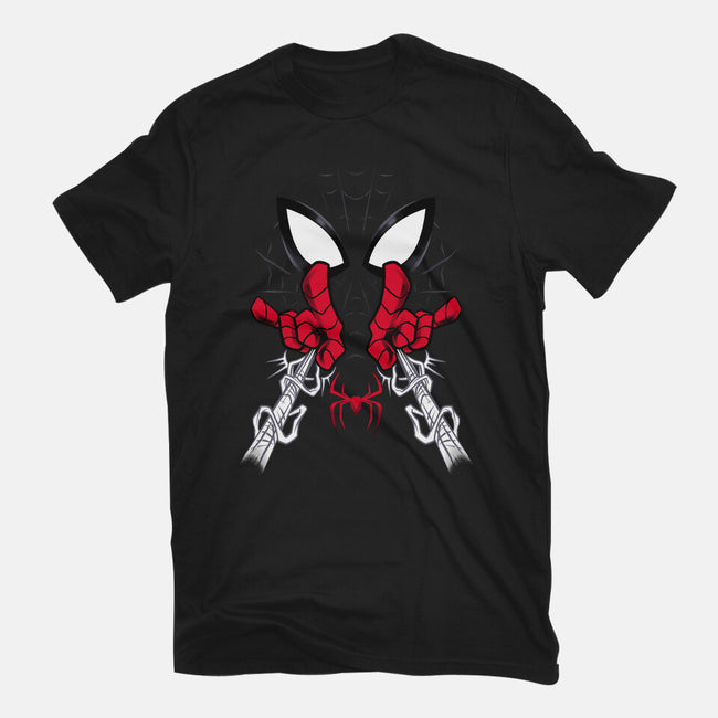 Web Shooter Hero-Womens-Basic-Tee-spoilerinc