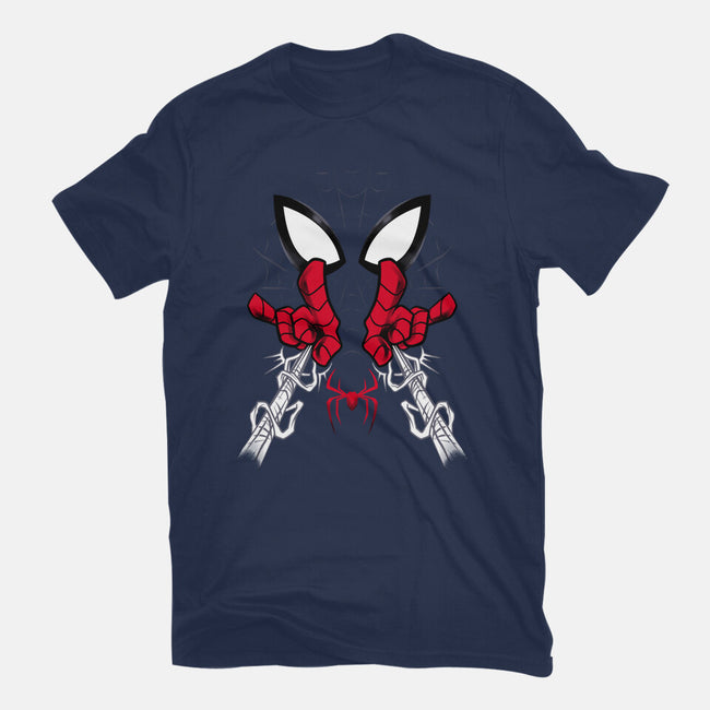 Web Shooter Hero-Mens-Premium-Tee-spoilerinc