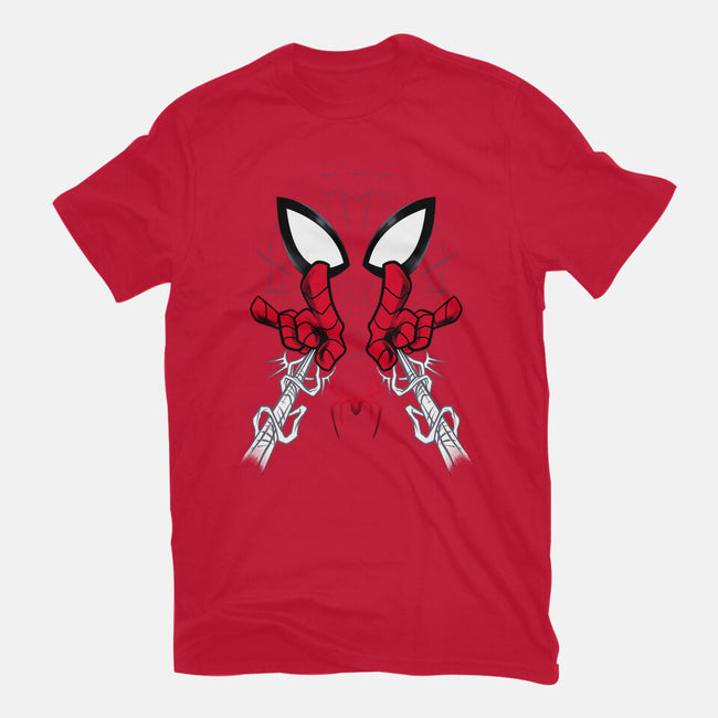 Web Shooter Hero-Unisex-Basic-Tee-spoilerinc