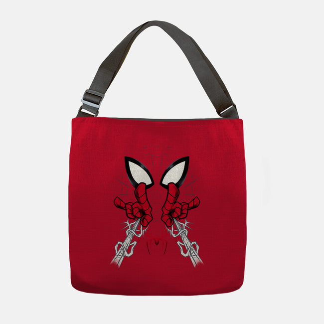 Web Shooter Hero-None-Adjustable Tote-Bag-spoilerinc