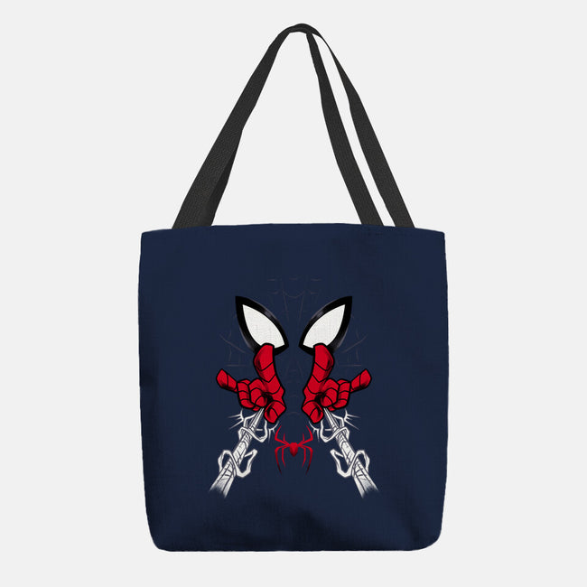 Web Shooter Hero-None-Basic Tote-Bag-spoilerinc