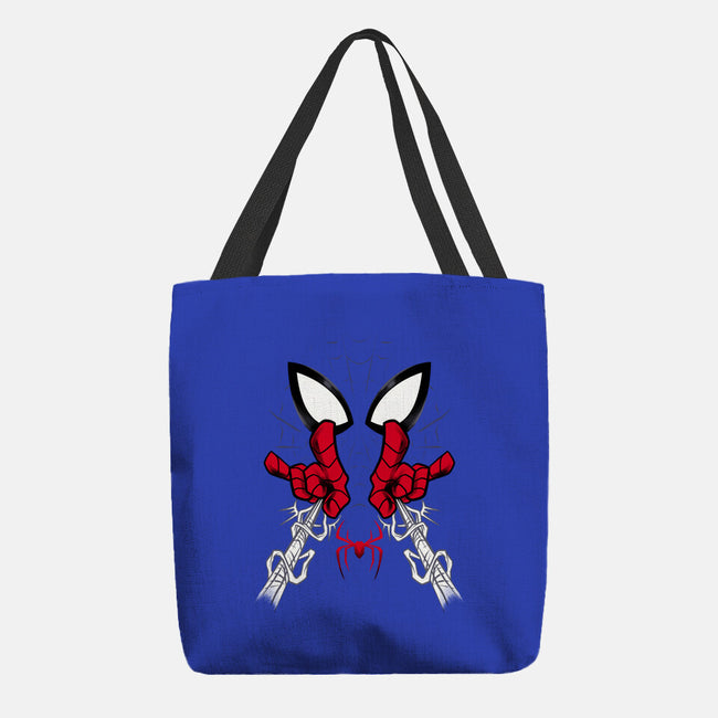 Web Shooter Hero-None-Basic Tote-Bag-spoilerinc