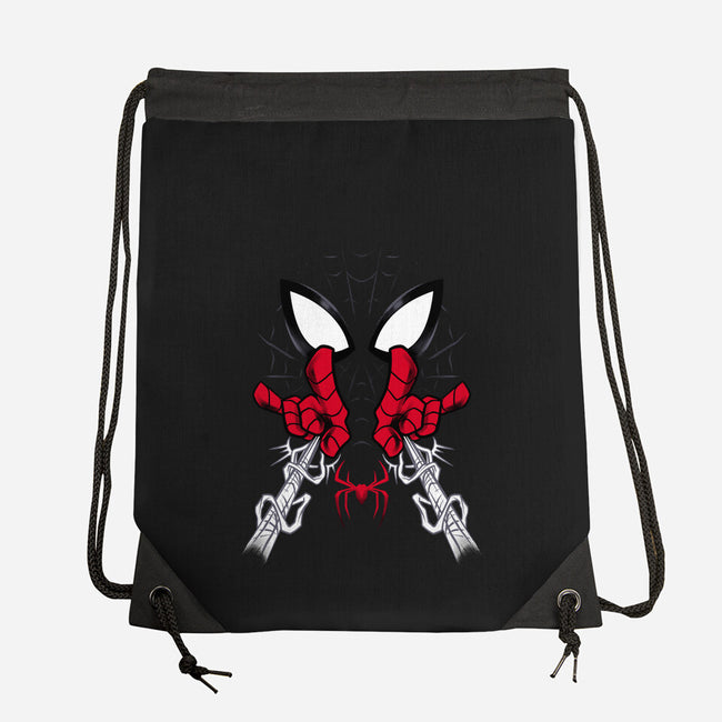 Web Shooter Hero-None-Drawstring-Bag-spoilerinc