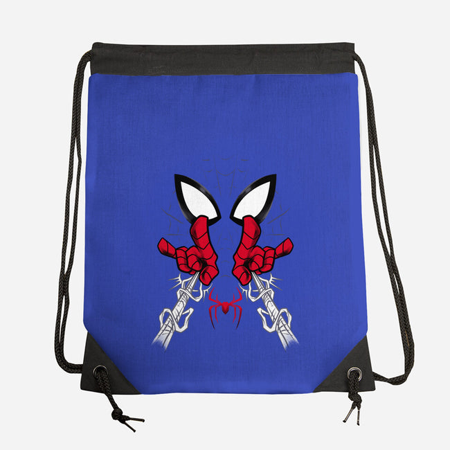 Web Shooter Hero-None-Drawstring-Bag-spoilerinc