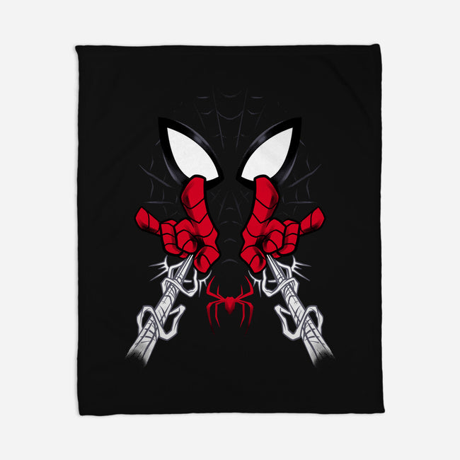 Web Shooter Hero-None-Fleece-Blanket-spoilerinc