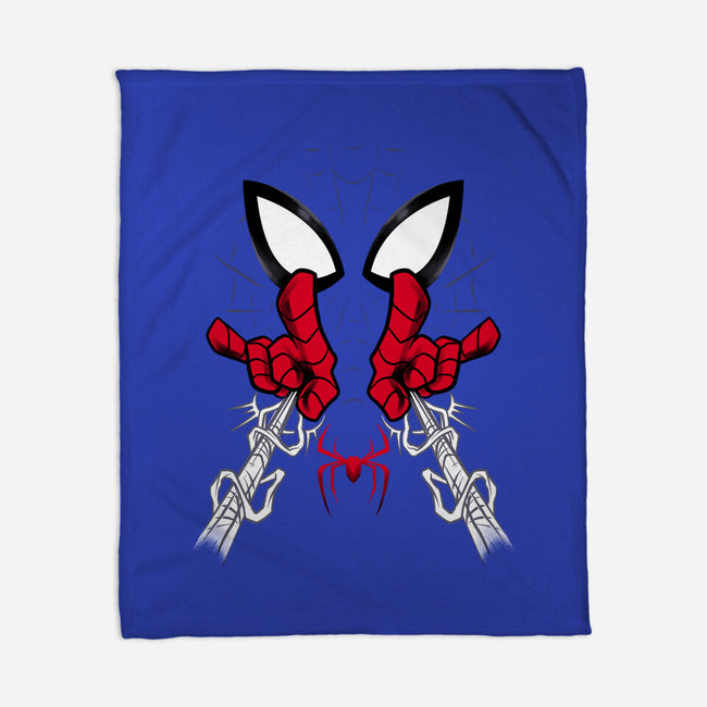 Web Shooter Hero-None-Fleece-Blanket-spoilerinc