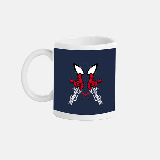 Web Shooter Hero-None-Mug-Drinkware-spoilerinc