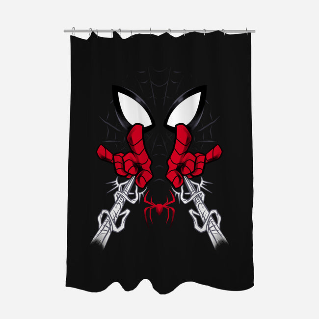 Web Shooter Hero-None-Polyester-Shower Curtain-spoilerinc