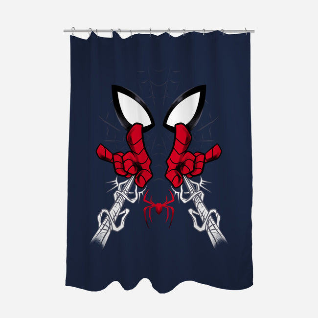 Web Shooter Hero-None-Polyester-Shower Curtain-spoilerinc