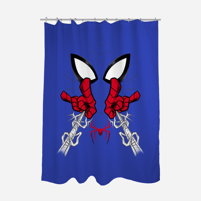 Web Shooter Hero-None-Polyester-Shower Curtain-spoilerinc