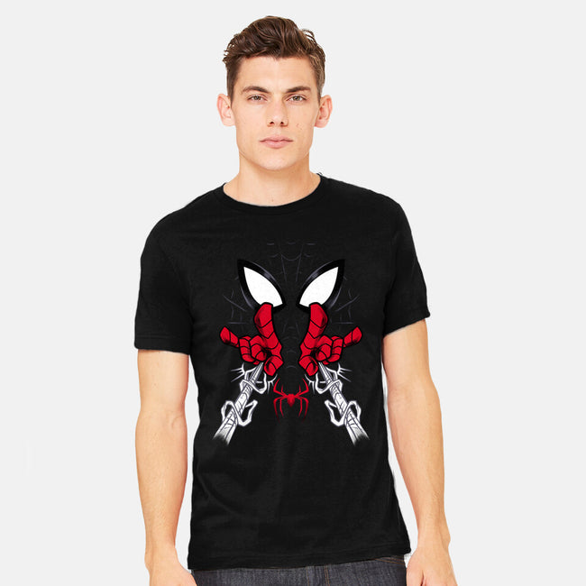 Web Shooter Hero-Mens-Heavyweight-Tee-spoilerinc