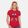 Web Shooter Hero-Womens-Fitted-Tee-spoilerinc