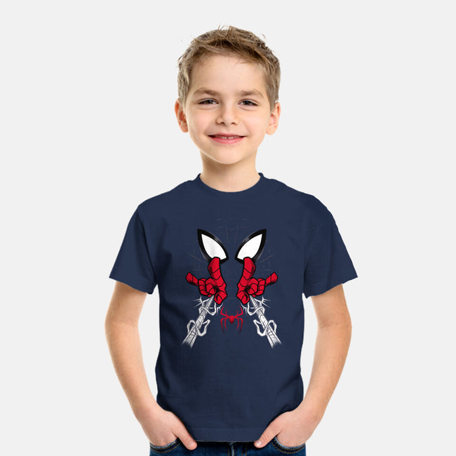 Web Shooter Hero-Youth-Basic-Tee-spoilerinc