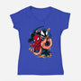 Partner In Crime-Womens-V-Neck-Tee-spoilerinc