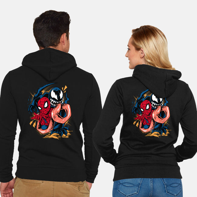 Partner In Crime-Unisex-Zip-Up-Sweatshirt-spoilerinc