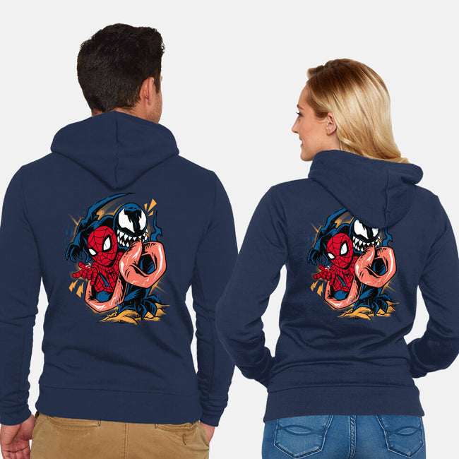 Partner In Crime-Unisex-Zip-Up-Sweatshirt-spoilerinc