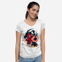 Partner In Crime-Womens-V-Neck-Tee-spoilerinc