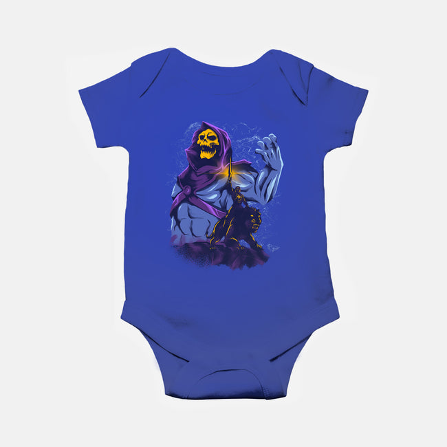 Evil Golden Skull-Baby-Basic-Onesie-spoilerinc