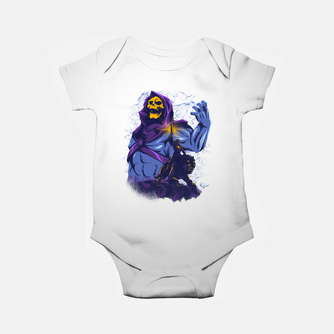 Evil Golden Skull-Baby-Basic-Onesie-spoilerinc