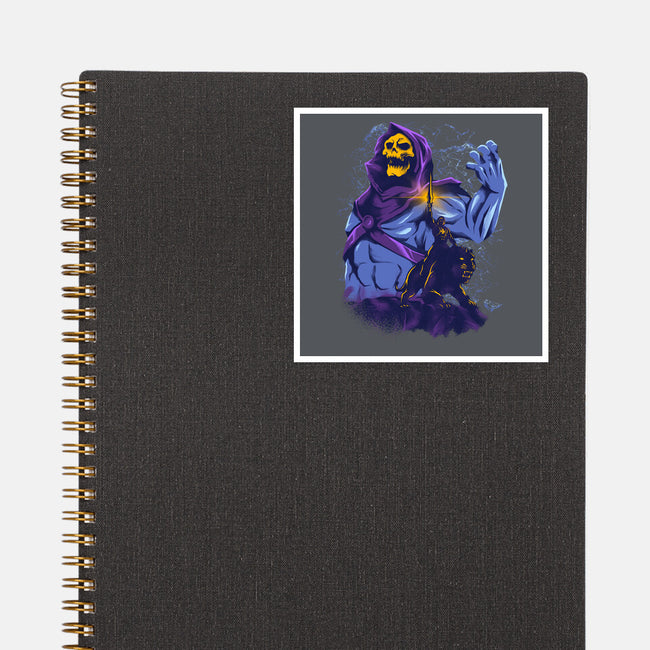 Evil Golden Skull-None-Glossy-Sticker-spoilerinc