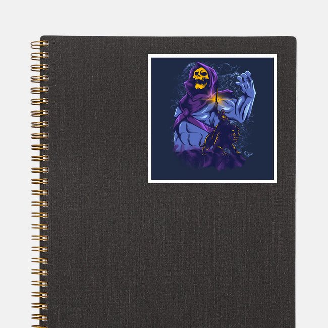 Evil Golden Skull-None-Glossy-Sticker-spoilerinc
