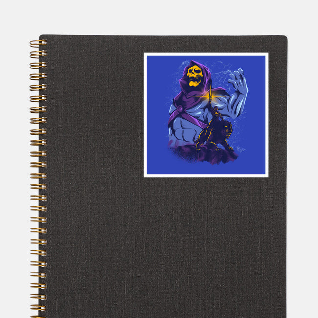 Evil Golden Skull-None-Glossy-Sticker-spoilerinc