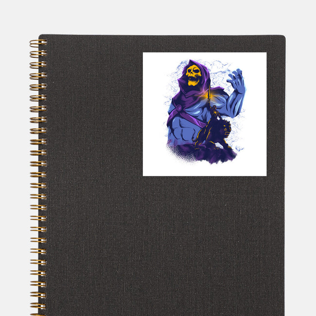 Evil Golden Skull-None-Glossy-Sticker-spoilerinc