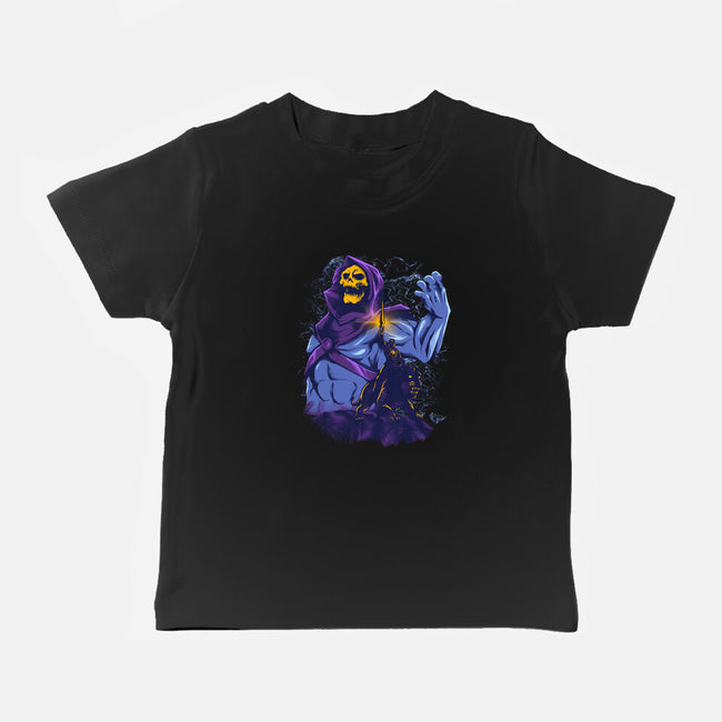 Evil Golden Skull-Baby-Basic-Tee-spoilerinc