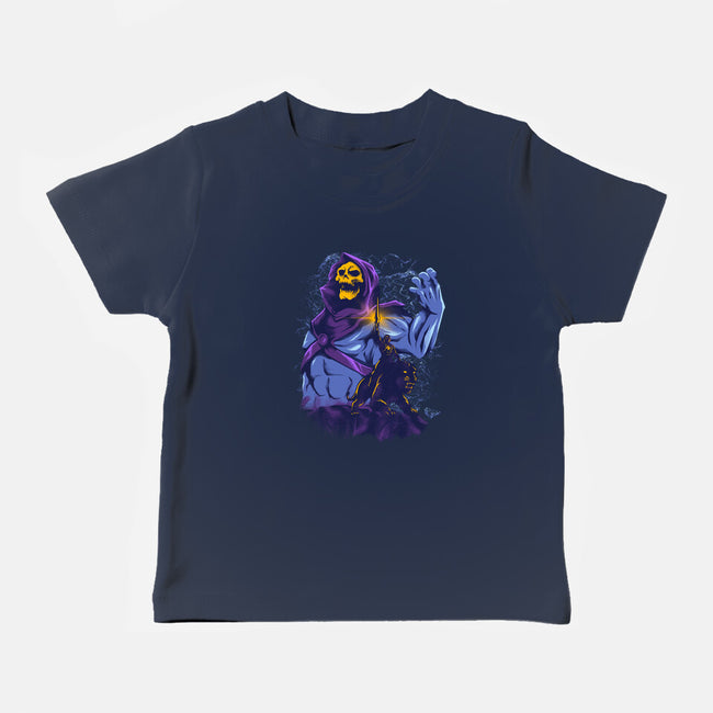 Evil Golden Skull-Baby-Basic-Tee-spoilerinc