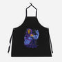 Evil Golden Skull-Unisex-Kitchen-Apron-spoilerinc