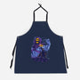 Evil Golden Skull-Unisex-Kitchen-Apron-spoilerinc