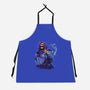 Evil Golden Skull-Unisex-Kitchen-Apron-spoilerinc