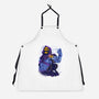 Evil Golden Skull-Unisex-Kitchen-Apron-spoilerinc