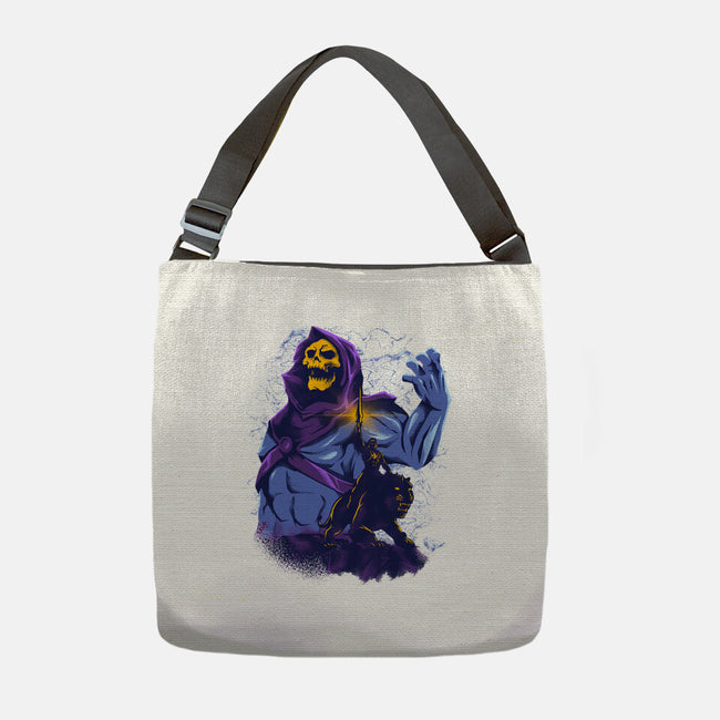 Evil Golden Skull-None-Adjustable Tote-Bag-spoilerinc